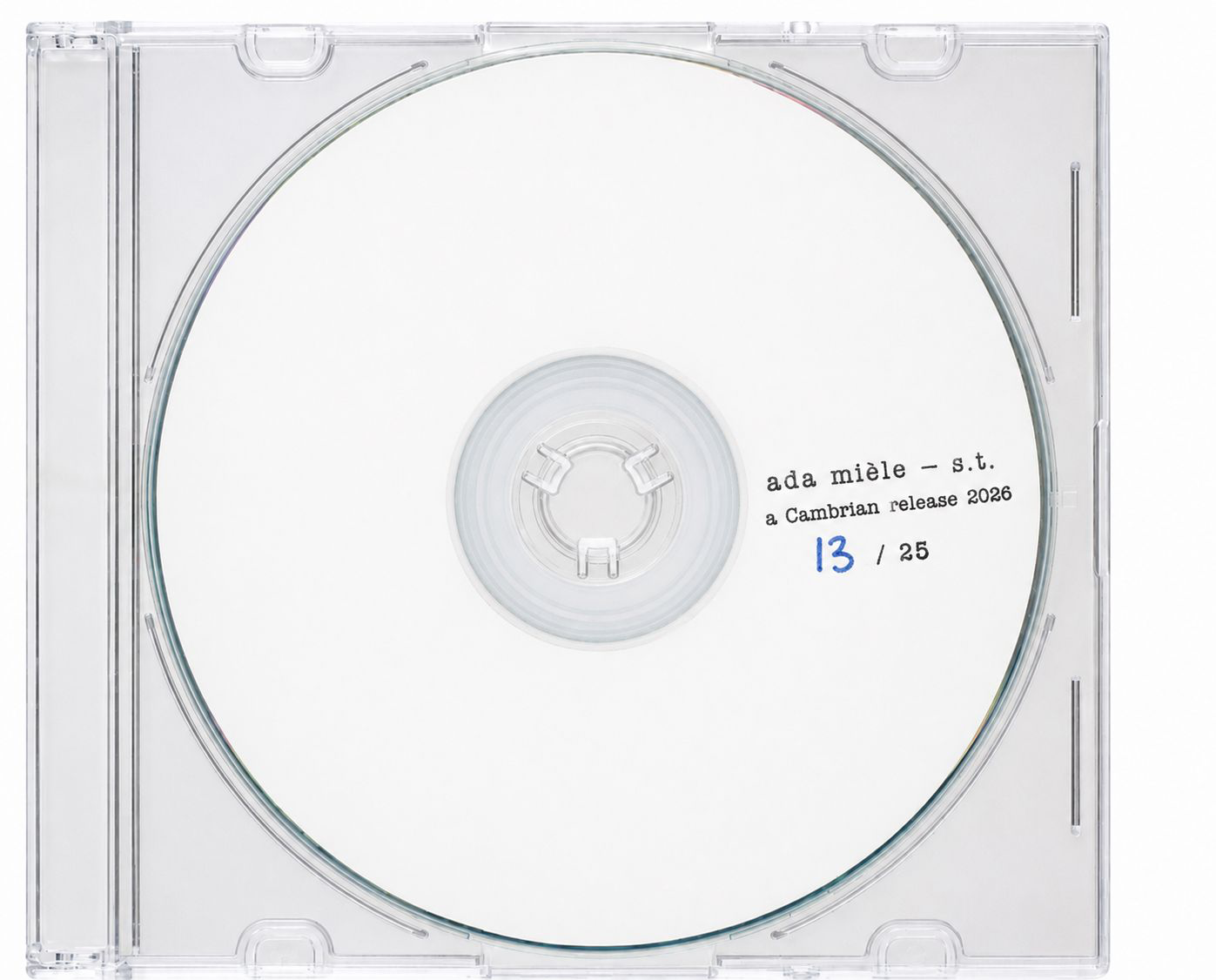 ada miele s/t — CD, limited edition of 25